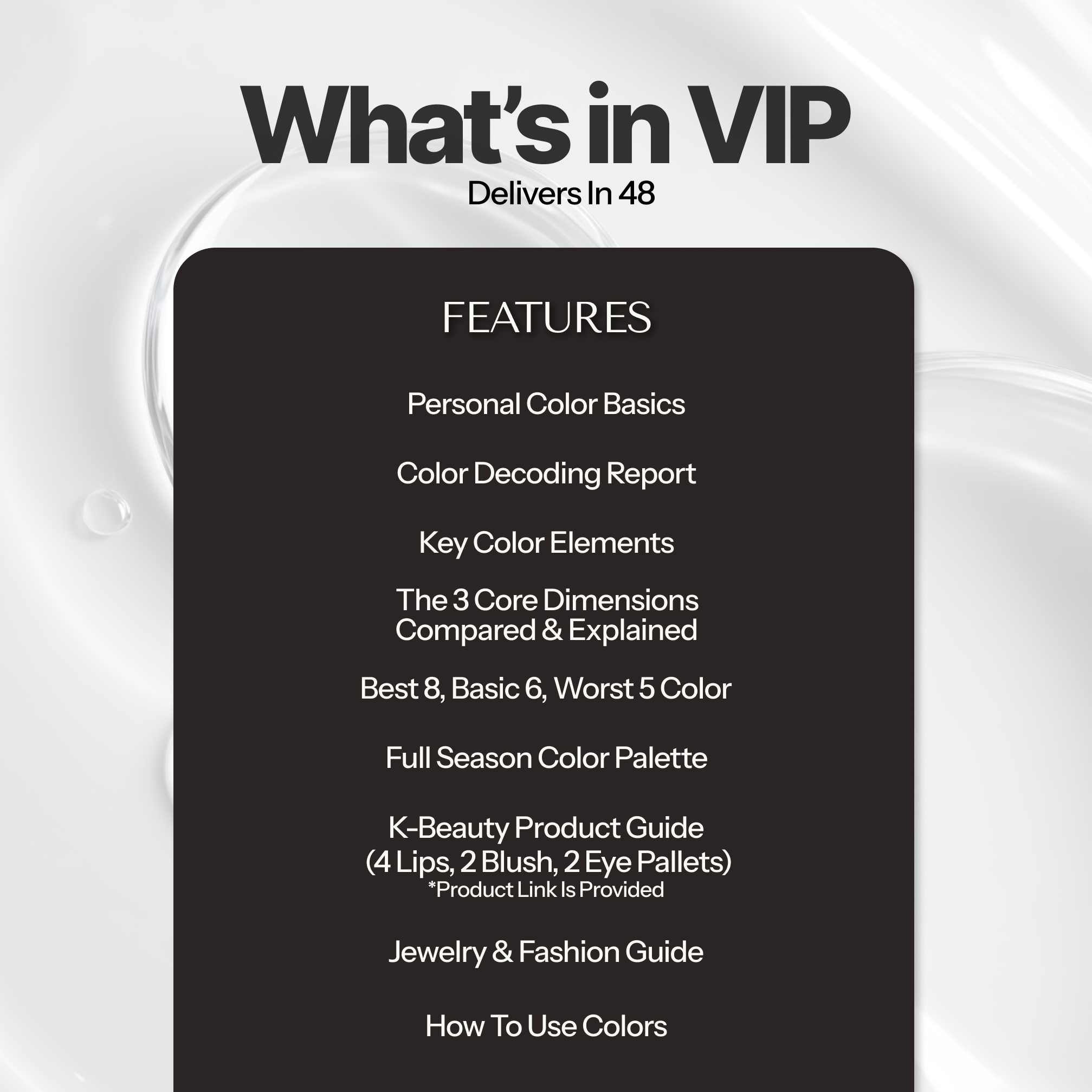 Prestige Decoding Color DNA algorithm