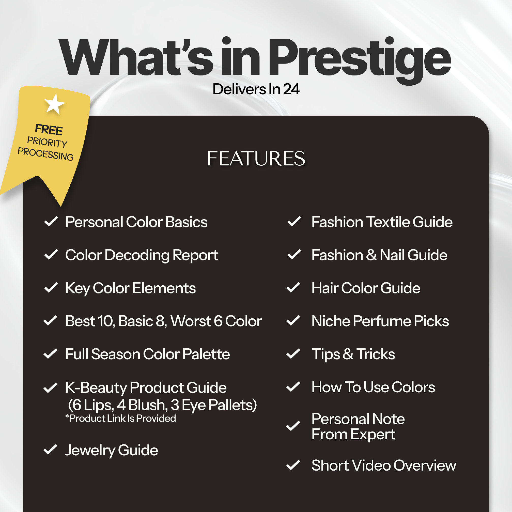 Prestige Decoding Color DNA algorithm