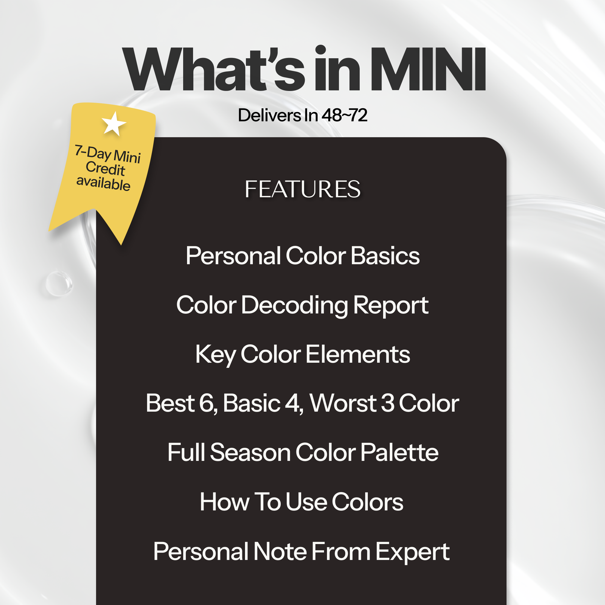 Prestige Decoding Color DNA algorithm